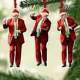 thumbnail image 6 of Trump Christmas Ornaments 2024 - Trump Dancing Ornament Set of 3 - Christmas Trump 2024 Ornament Acrylic 2D Christmas Tree Decorations, Trump Merchandise, Trump Xmas Gifts for Supporter, 6 of 6