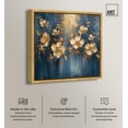 thumbnail image 2 of Luxurious Gold Blossoms Canvas Elegant Floral Art by Art Remedy, Gold Frame, 20" x 20", 2 of 7