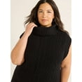 thumbnail image 4 of Free Assembly Woman's Sleeveless Cable Knit Mini Sweater Dress, Sizes 1X-4X, 4 of 4
