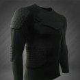 thumbnail image 3 of Sudadera de manga larga para hombre Camisa de compresión Costillas Protector de pecho Baloncesto Fút Abanopi Camisa de entrenamiento, 3 of 7