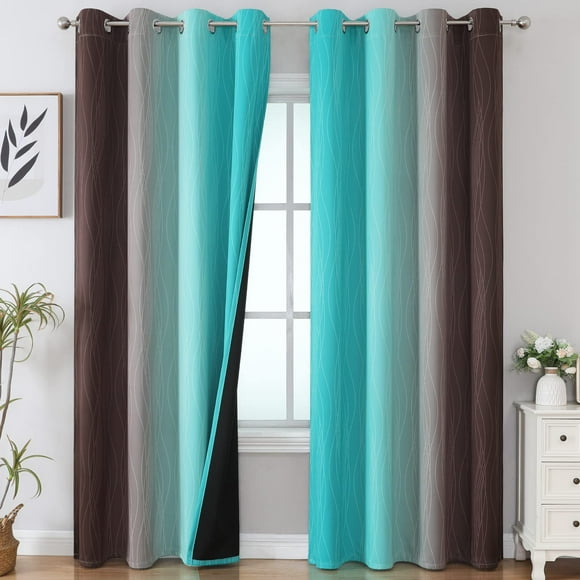 Cortina Estelar Textiler Ombre Thermal Blackout 132 x 244 cm