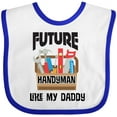 thumbnail image 3 of Inktastic Future Handyman Like Daddy Boys Baby Bib, 3 of 4