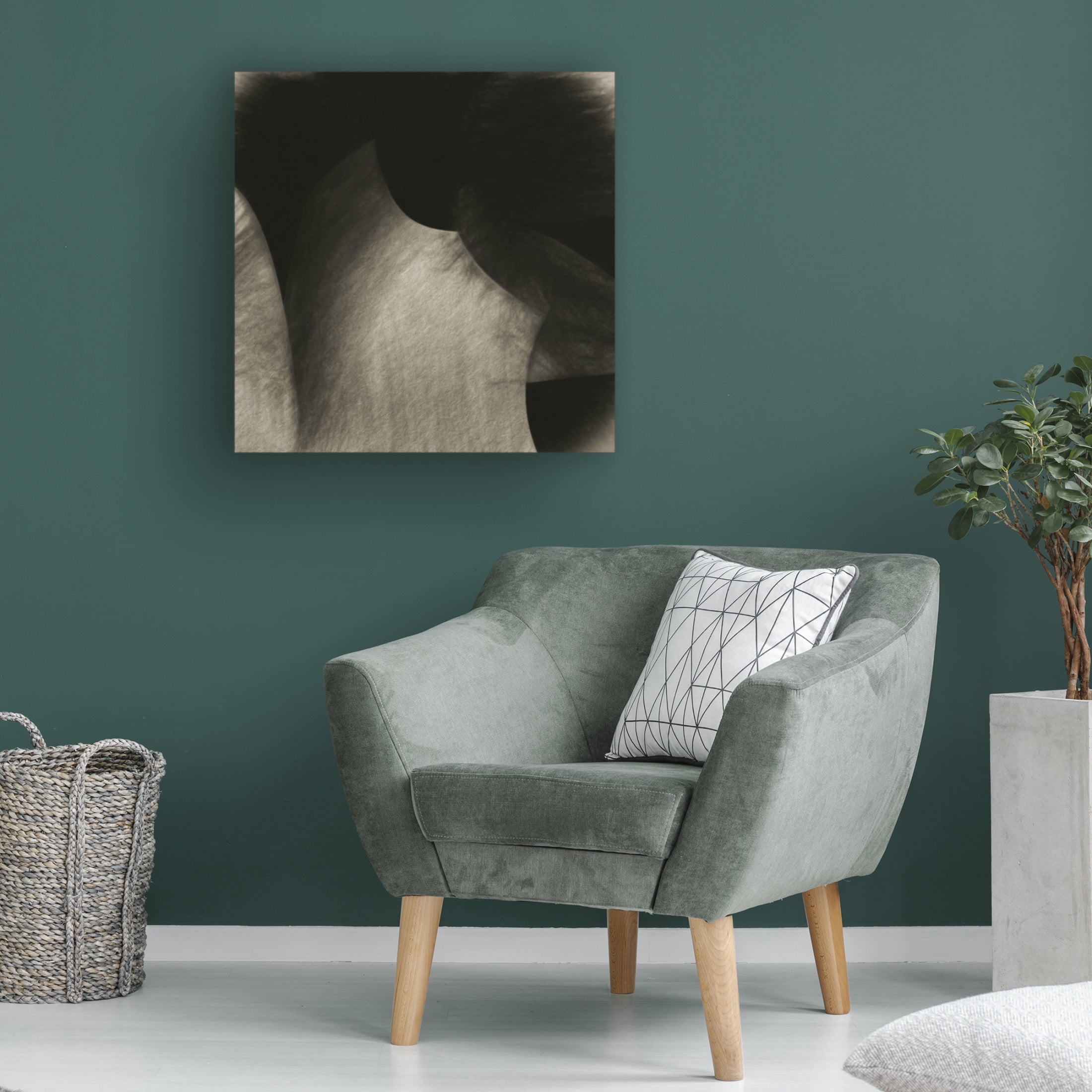 Canvas Wall Art - Gilbert Claes 'Roccia' Wall Art for Living Room, Bedroom, or Office Décor by Trademark Fine Art - 14 x 14 Inches