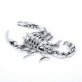 thumbnail image 2 of 1 Uds. Emblema de insignia de Metal cromado escorpión plateado 3D calcomanía para maletero de coche decoración con logotipo, 2 of 4