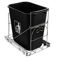 thumbnail image 1 of Ormeli Pull Out Trash Can Under Cabinet Adjustable Garbage Slideout Shelf For Kitchen Roll-Out Sliding Rack For Waste Can Under Kitchen Sink/Panty Trash Can Not Included, 1 of 5