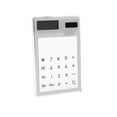 thumbnail image 4 of PTOOTP Compact White Solar Powered Calculator for Math Use Handheld Desktop, 4 of 8