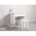 thumbnail image 5 of Design Element Two London 48" Single Sink Bathroom Vanity Set in White with Make-up Table Set, 5 of 5