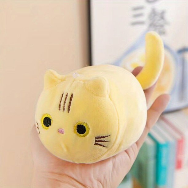 25cm/9.8inch 13cm/5.1inch Cat Sleeping Pillow Plush Doll Throw Pillow Cat, Kids Plush Toys, Charming Soft Cat Velvet Pillow, Stuffed Cartoon Animal Doll Girl Boy Charming Gift