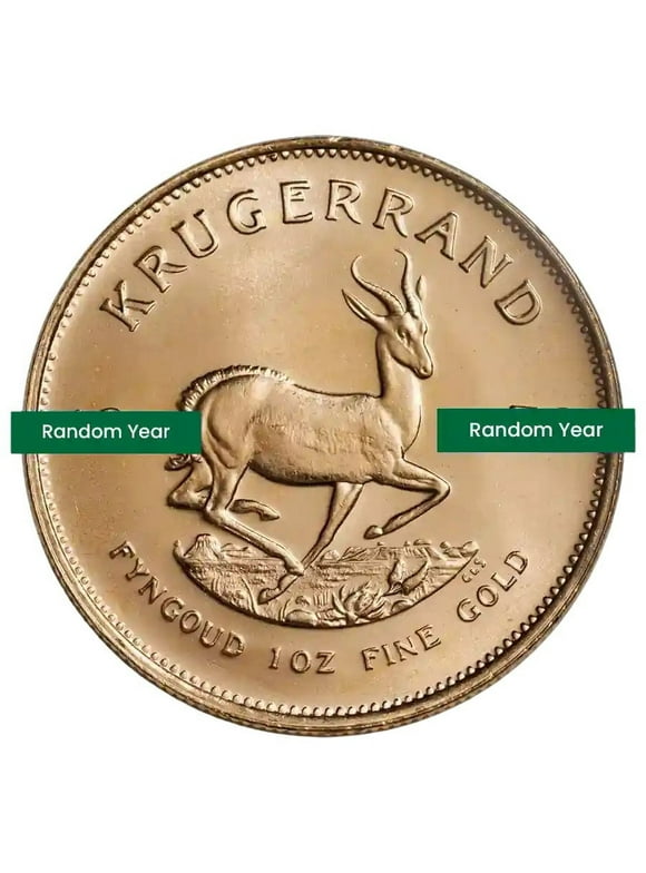 1 oz Gold Krugerrand Coin BU - Random Year