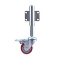 thumbnail image 1 of Rueda de soporte de puerta perfecl de metal flexible con resorte duradera Rojo, 1 of 8