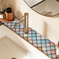 thumbnail image 2 of Yayeee Faucet Mat for Kitchen Sink 14.7" Diatomite Long Splash Guard Pad, Colorful Art Pattern, 2 of 7