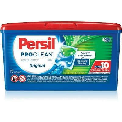 Persil ProClean Power-Caps Detergent - Capsule - Original Scent - 40 - 1 Each - Blue,