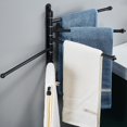 thumbnail image 6 of Door Towel Rack Towel Rack For Bathroom 5 Arm Black Wall Mounted Towel Bar Outdoor Towel Rack For Hot Tub Pool, 6 of 6