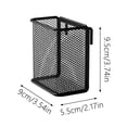 thumbnail image 2 of Mesh Hanging Pen Cup, Detachable Office Cubicle Wall Mount Pen Holder, Metal Mesh Desk Organizer Caddy for Pens, Scissors, Makeup Brushes & Small Accessories 3.54*2.17*3.74 Inch, 2 of 6
