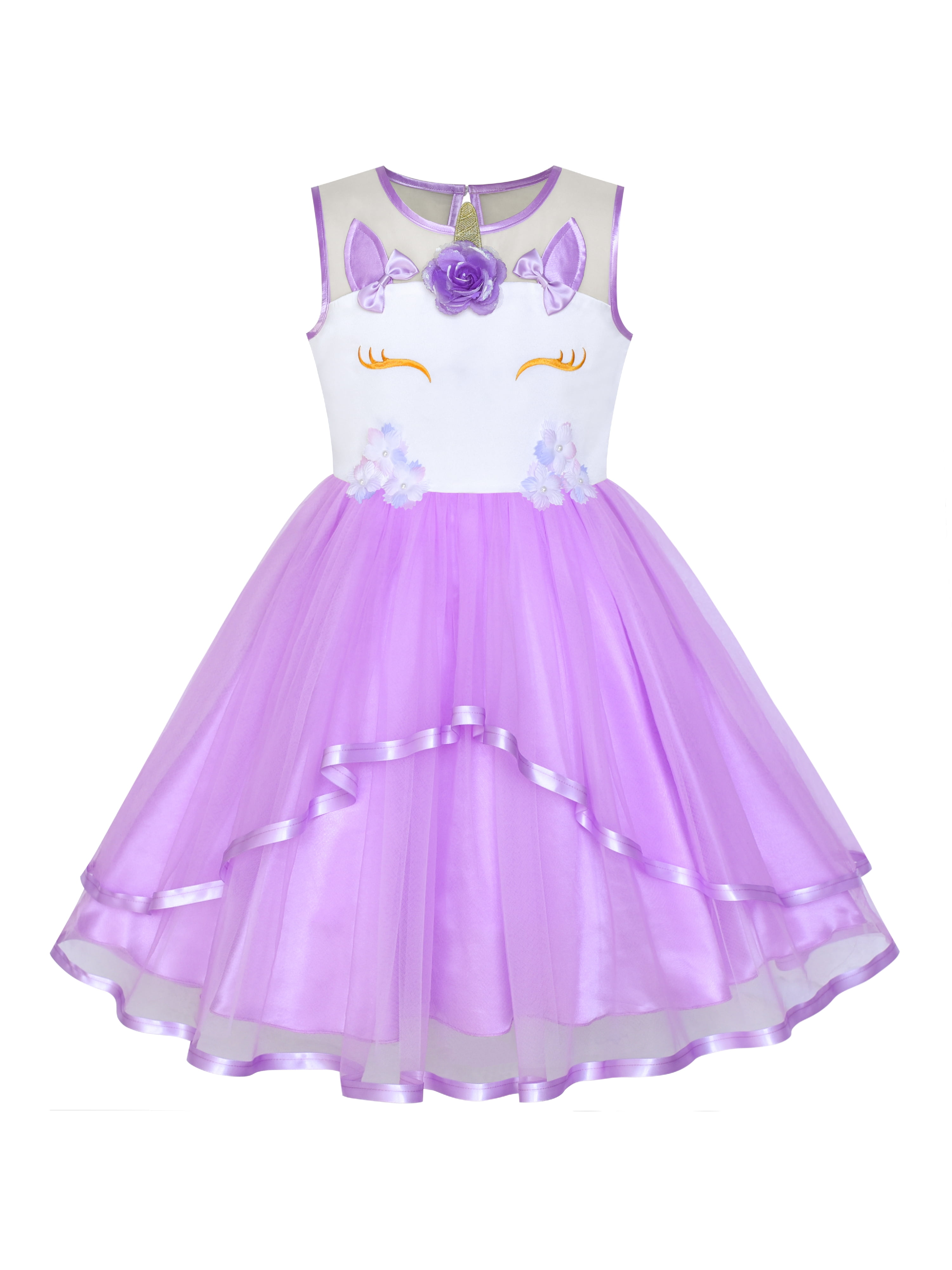 purple unicorn dress
