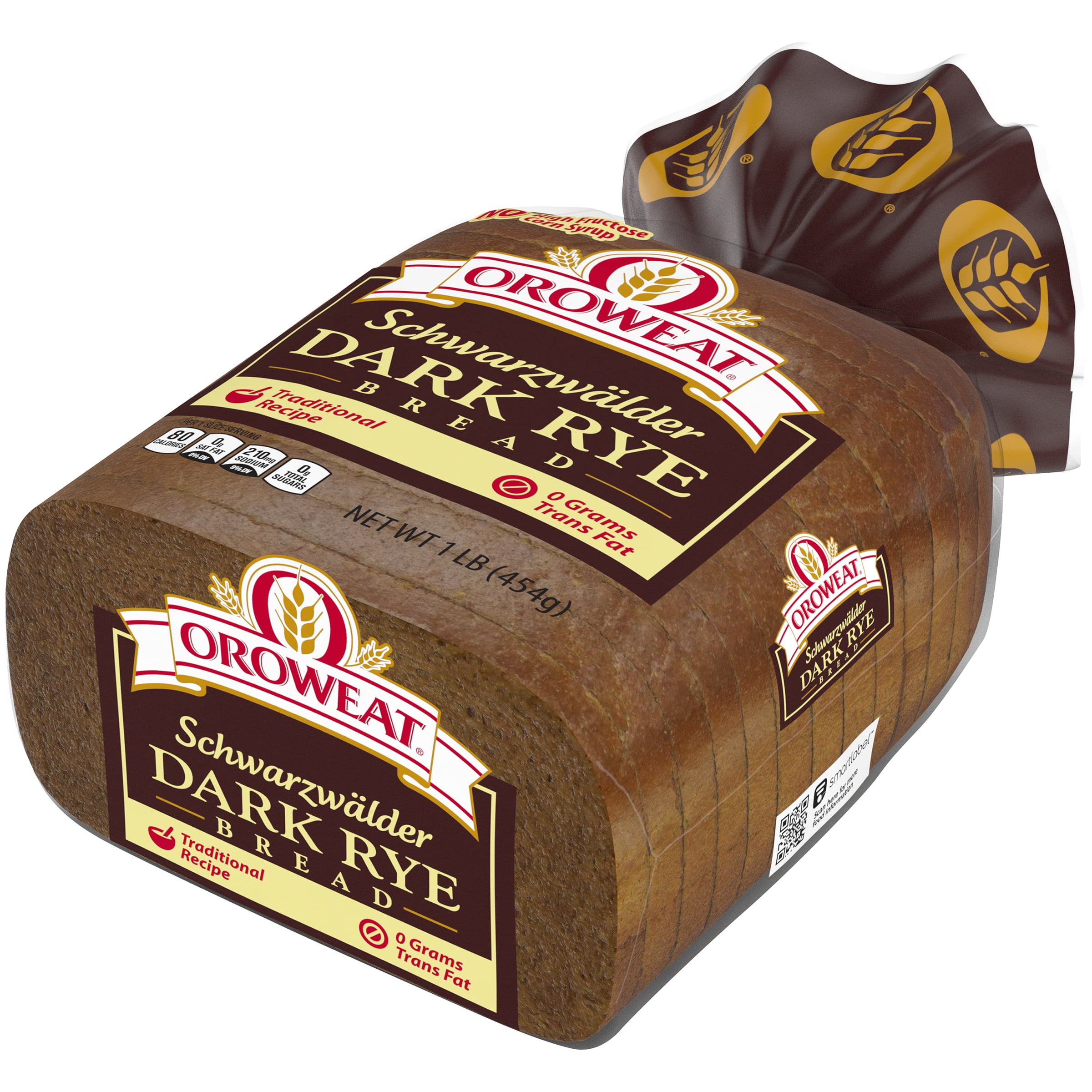 Oroweat Schwarzwalder Dark Rye Bread 16 Oz Walmart Com Walmart Com