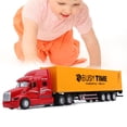thumbnail image 4 of Container Truck Model, Multifunctional Interesting Delicate Work Container Truck Model Toy, Children Kids For Decoration Collection White + Blue,Red + Yellow, 4 of 8