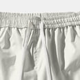 thumbnail image 6 of LEKWK Cargo Shorts for Men Athletic Workout Gym Shorts Quick Dry Lightweight with Multi-Pockets Elastic Waist Drawstring for Running Training Summer Activewear Khaki XL, 6 of 6