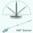thumbnail image 6 of XKHAZA 2-in-1 Floor & Tub Scrubber Brush - Adjustable Long Handle - Deep Cleaning Tub, Bathroom, Tile, Shower, Sink, Grout and Patio, 6 of 9