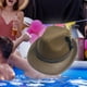 thumbnail image 1 of Sombrero de vaquero occidental para mujer y hombre, sombrero de jazz para disfraz, accesorios para fiestas temáticas. Marrón, 1 of 10