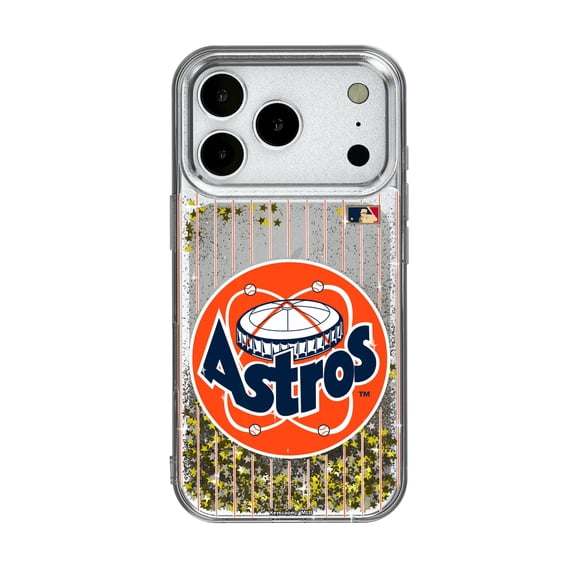 Houston Astros 1977-1998 Cooperstown Pinstripe iPhone Glitter Case