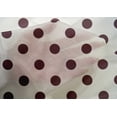 thumbnail image 4 of oneOone Cotton Silk Chocolate Brown Fabric Polka Dots Dots Sewing Material Print Fabric By The Yard 42 Inch Wide, 4 of 4