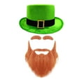 thumbnail image 2 of Accesorio de disfraz de sombrero del Día de San Patricio para celebraciones de disfraces y festivales Negro Verde Marrón, 2 of 8