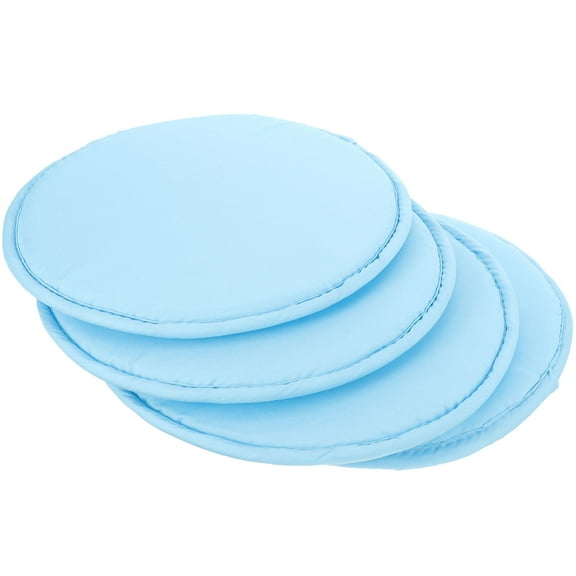 HOOWIFFY 4-Pack Outdoor Round Seat Cushions, Lightweight and Portable Soft Pads for Patio, Garden, Home Seating Comfort