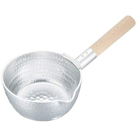 

Endo Shoji AYK5315 Commercial Hand-made Snow Flat Pot 15cm Professional Aluminum (3mm Thick)