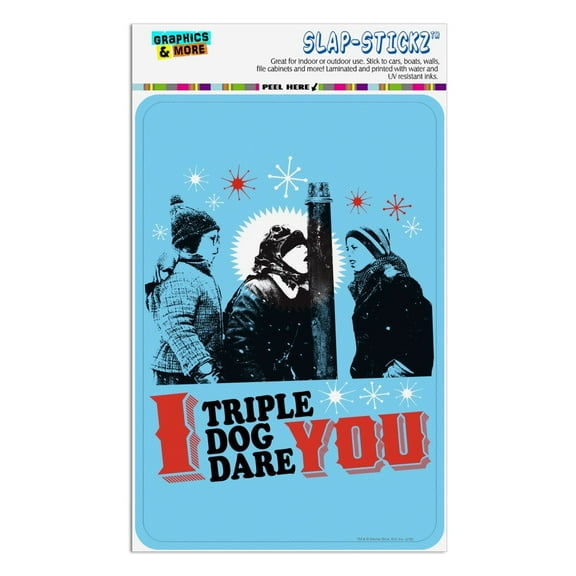 A Christmas Story I Triple Dog Dare You Home Business Office Sign