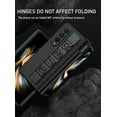 thumbnail image 6 of case for Samsung Z Fold 4 Case with Finger Strap, Galaxy Z Fold 4 Case with Hinge Protection Built in S Pen Holder & Screen Protector Handheld Design Phone Case Fit Galaxy Z Fold4, Gentleman Black, 6 of 10
