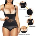 thumbnail image 4 of Irisnaya Shapewear Bodysuit for Women Waist Trainer Tummy Control Slimming Body Shaper Butt Lifter Sexy Bodysuits Open Bust Panty Girdle(Black 3X-Large), 4 of 8