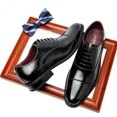 thumbnail image 3 of Mens Oxford Leather Dress Shoes Formal Business Shoes for Men, 3 of 8