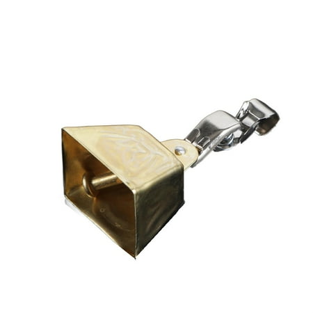 21Pcs Copper-Look Fishing Bells - Stainless Steel Alarm Clips For Casting Rods & Sea Rods Fishing Tackle Accessories