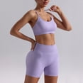 thumbnail image 2 of mgoYE Women Workout Sets Two Piece Casual Workout Sets for Women Athletic 2 Piece Summer Outfits Lounge Matching Sets Clothing(Light Purple,M), 2 of 6