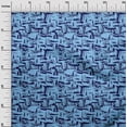 thumbnail image 3 of oneOone Polyester Lycra Blue Fabric Abstract Sewing Material Print Fabric By The Yard 56 Inch Wide, 3 of 4