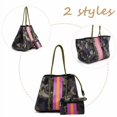 thumbnail image 2 of LOVECM Women Neoprene Tote Bag Beach Bag Large Handbags with Zipper Pocket, 2 of 8