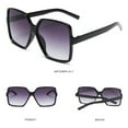 thumbnail image 2 of Oversized Sunglasses for Women Fashion Rectangle Ladies Shades, Gray, 2 of 3