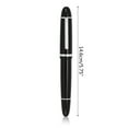 thumbnail image 3 of XISAOK Jinhao- X159 Classic Style Silver Clip Fountain Pen 0.5mm Nib Ink Pens for Gift, 3 of 21