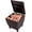 Brown, variant on Small Deck Storage Box with Lid, 13 Gallon Outdoor Bin Storage Container for Hose Cushion Towel, Patio Fully Assembled Brown Wicker Side Table with Storage - Rattan