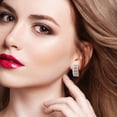 thumbnail image 3 of Everly Women's Topaz Sterling Silver Earrings, 3 of 6