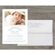 Rustic Baby Deluxe Baby Announcement