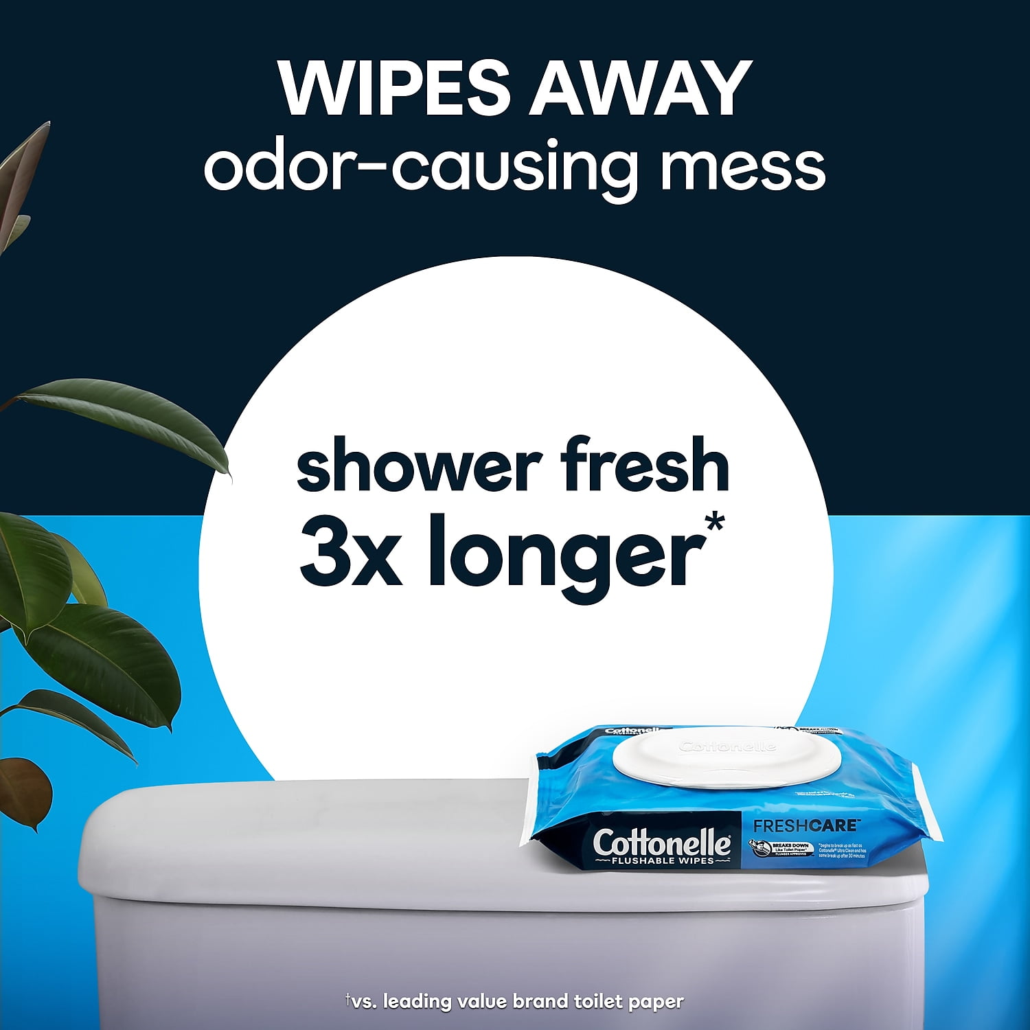 Cottonelle Flushable Toilet Paper Wipe White 42 Sheets/Pack 8 Packs/Carton (51826)