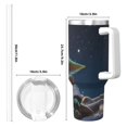 thumbnail image 5 of Large Capacity Ice Bully with Handle, Baby Yoda Stainless Steel Mug Coffee Cup Thermal Travel 40oz, 5 of 8