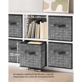 thumbnail image 3 of SONGMICS Organizador de almacenamiento 6 piezas 30x30x30 cm, 3 of 6