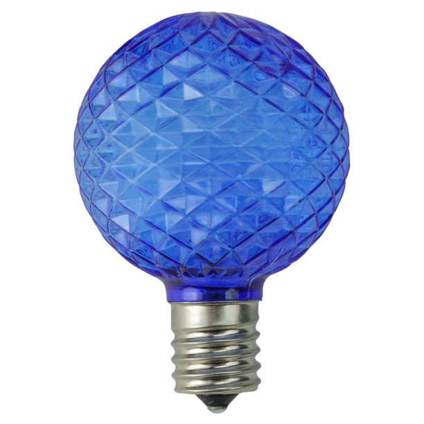 Northlight 25 ct. Faceted LED G50 Christmas Replacement Bulbs Walmart