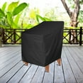 thumbnail image 4 of Tssuoun Chair Cover Waterproof Buckle Outdoor Seat Cover Foldable Oxford Cloth Patio Lounge, 4 of 8