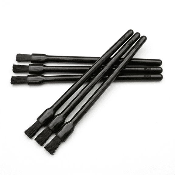 ROSEXIXI Lip Brushes, 200-Pack Disposable Flat Nylon Lip Applicators - Small Black Gloss Wands for Professional Beauty, Makeup, Salon Use and Daily Personal Care