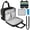 Black, variant on Jaffzora Wearable Insulated Cooler Compartment Breast Pump Bag with Ice Pack and Waterproof Mat for Momcozy, Elvie and Medela Breast Pumps