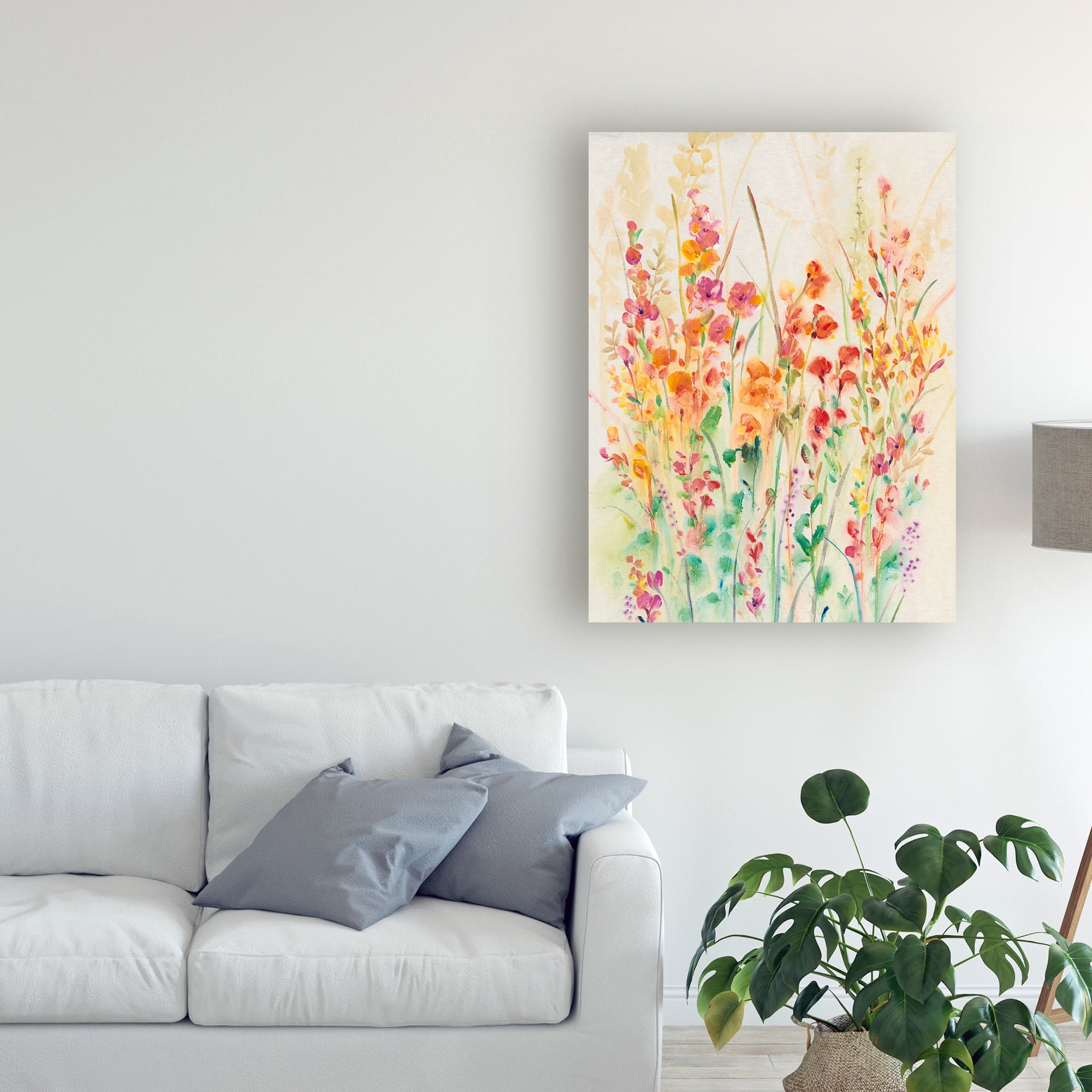 Trademark Fine Art 'Brilliant Floral II' Canvas Art by Tim OToole